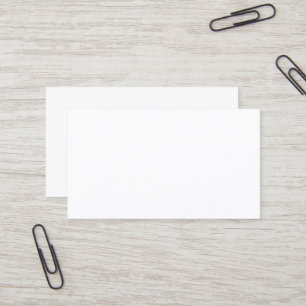 White Standard Semi-Gloss Business Card