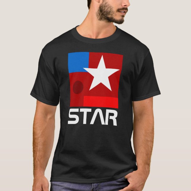 White Star abstract composition T-Shirt (Front)