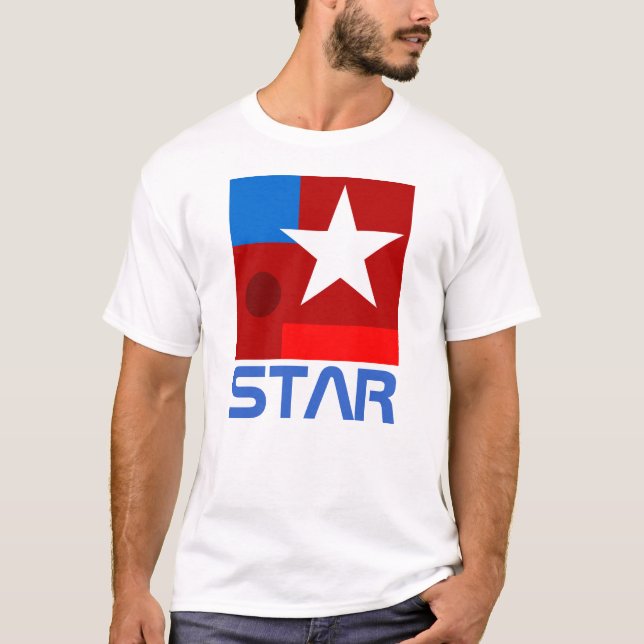 White Star abstract composition T-Shirt (Front)