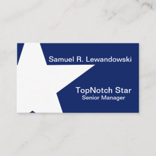 White Star Elegant customisable Business Card