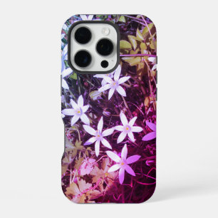 White star flower iphone case