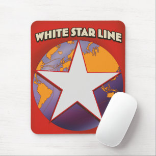 White Star line Cruise ship commercial. Mouse Pad