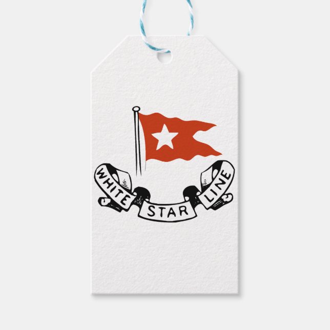 White Star Line Logo Gift Tags (Front)