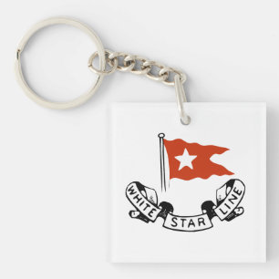 White Star Line Logo Key Ring