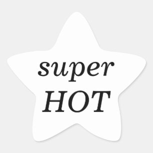 White Star Super Hot Sticker
