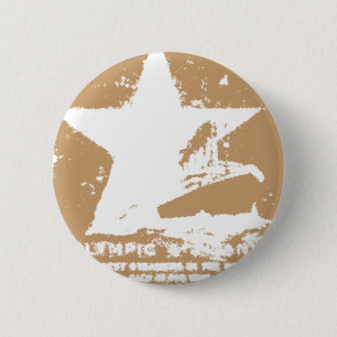 White Starr 2 6 Cm Round Badge