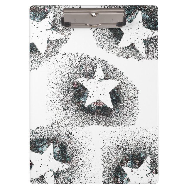 White Stars Clipboard (Front)