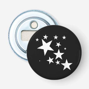 White Stars Star-Pattern-Design Costume Gift Bottle Opener