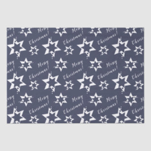 White Stary - Merry Christmas! Purple Tissue Paper