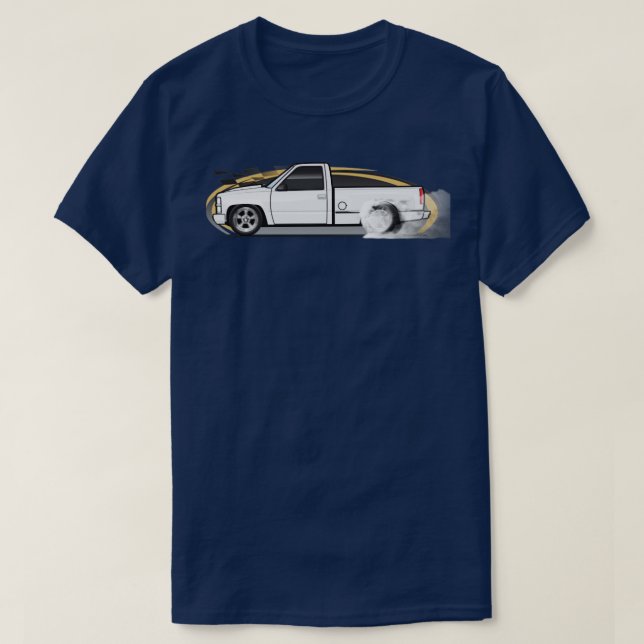 White Stepside T-Shirt (Design Front)