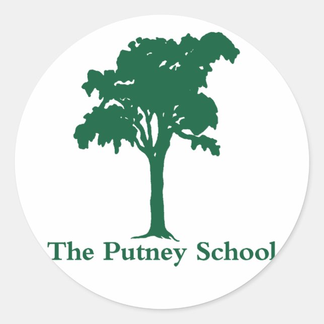 White Sticker Green Logo (Front)