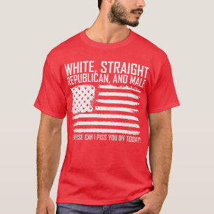 White Straight Republican Male T-Shirt