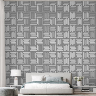 White stripes and gray background wallpaper