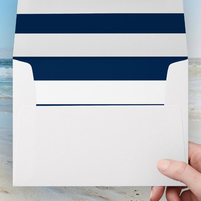 White Stripes Editable Background Colours Envelope (Creator Uploaded)