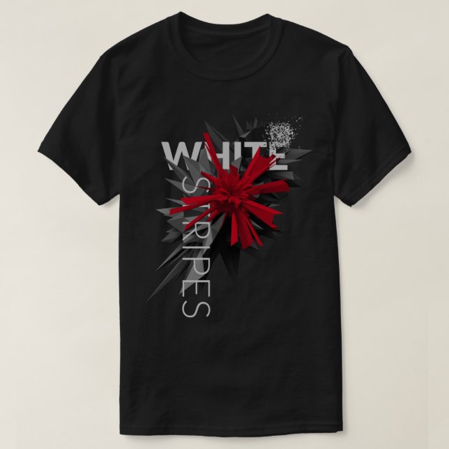 White Stripes Essential T-Shirt (Design Front)