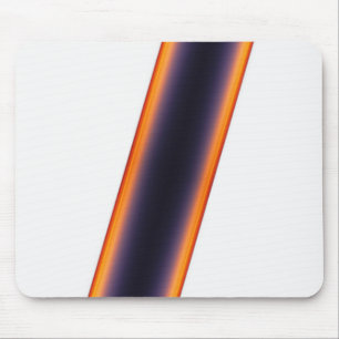 White Stripes Mouse Pad