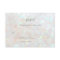 White Subtle Glitter Bokeh Wedding RSVP Card