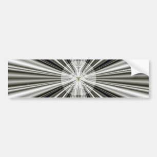 White Sun Bumper Sticker