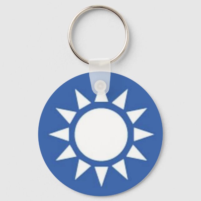 White Sun Keychain (Front)