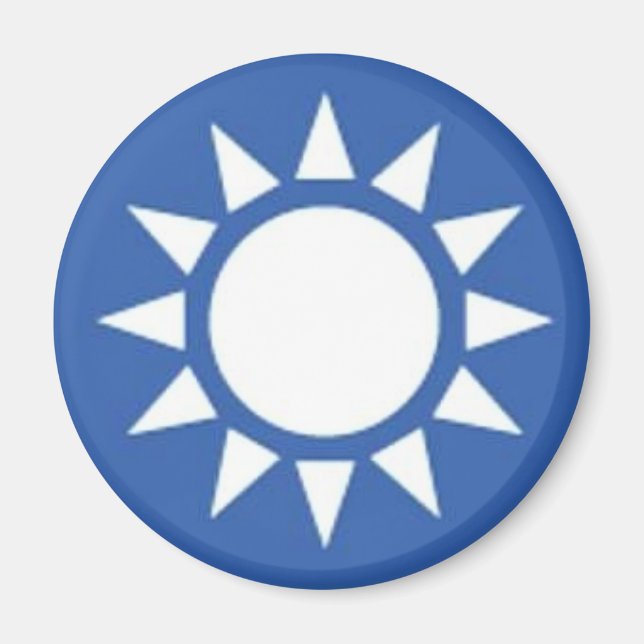 White Sun Magnet (Front)