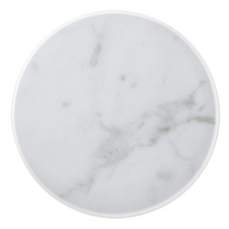 White Surface Ceramic Knob