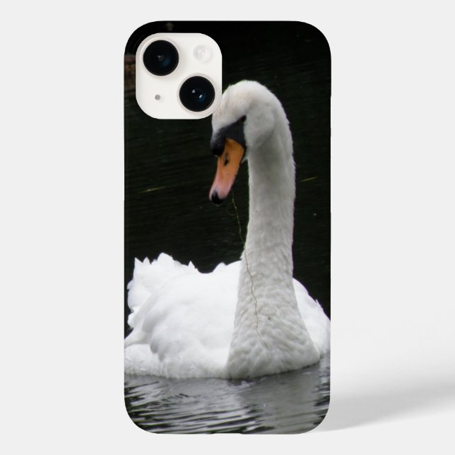 White Swan Case-Mate iPhone Case (Back)