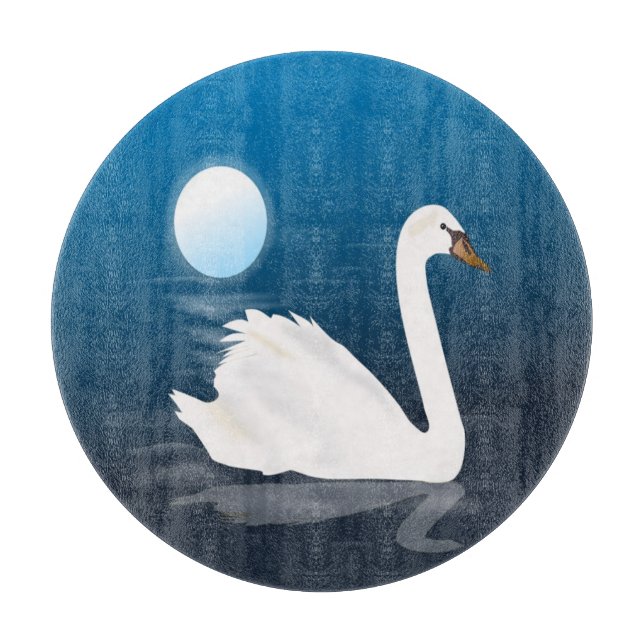 WHITE SWAN CUTTING BOARD (Front)