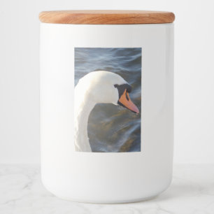 White Swan Food Container Label