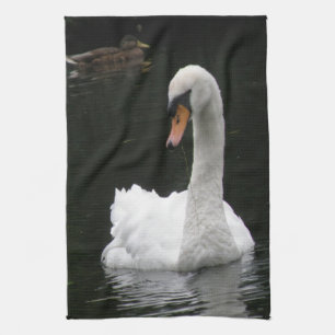 White Swan Kitchen Towel