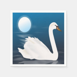 WHITE SWAN NAPKIN