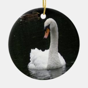 White Swan Ornament