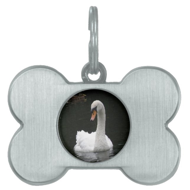 White Swan Pet Tag (Front)