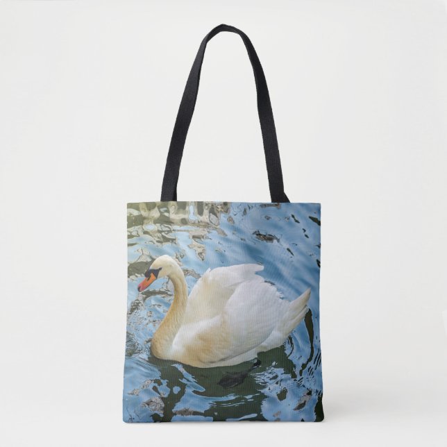 White swan Tote Bag (Front)