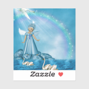 White Swans And Angel