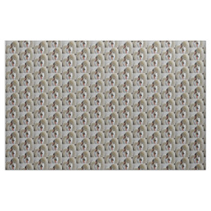 White Swans Fabric