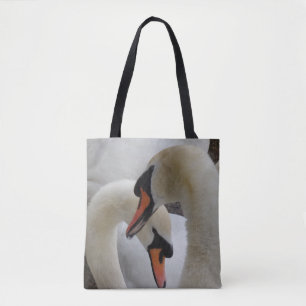 White Swans Tote Bag
