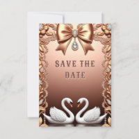 💍 White Swans Wedding Decor 💍