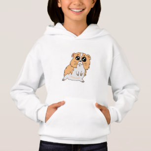 White sweater child hamster design