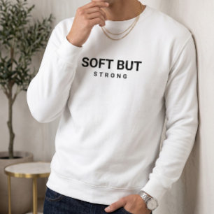White Sweatshirt Aesthetic Black Typography