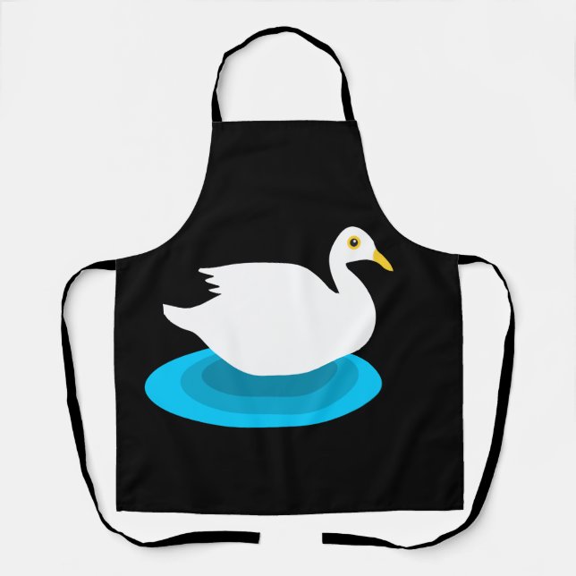 White swimming duck  apron (Front)