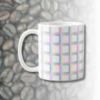 White Symmetric Chequered Gradient Pattern Frames