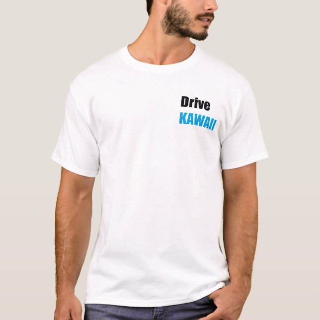 White T colour Miata, Drive kawaii(cute) T-Shirt (Front)