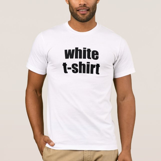 White T-Shirt (Front)