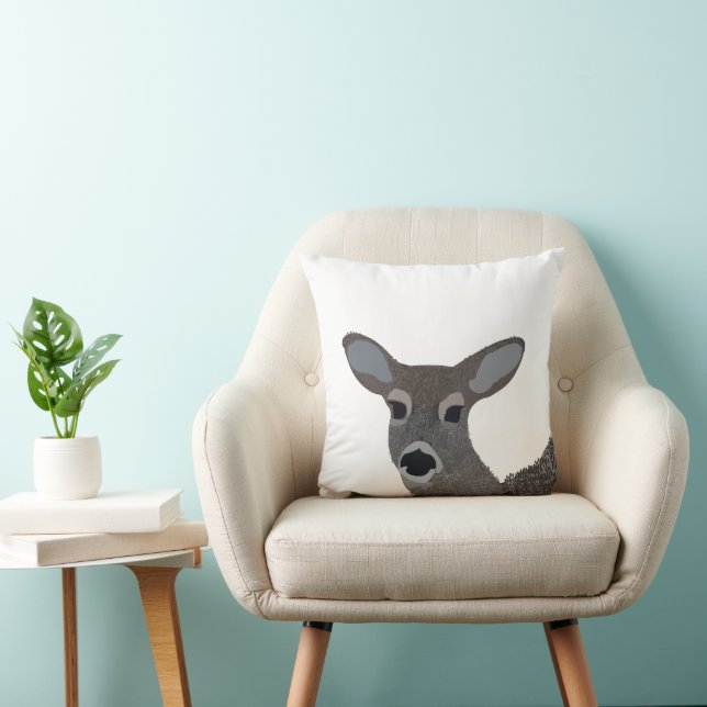White Tailed Deer Animal Wildlife Cushion (Chair)