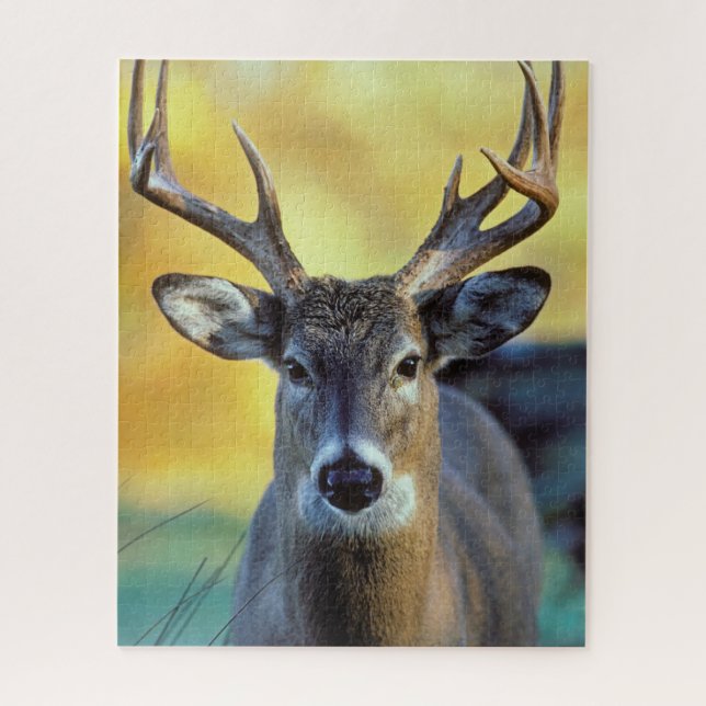 White-Tailed Deer | Autumn Jigsaw Puzzle (Vertical)