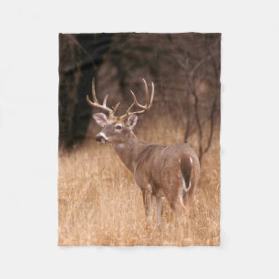 White Tailed Deer    Choke Canyon State Park, TX Fleece Blanket