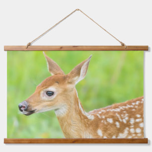 White-Tailed Deer Fawn   Minnesota Hanging Tapestry