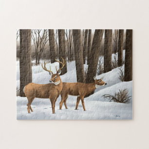 White Tailed Deer Jigsaw Puzzle