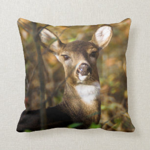 White-Tailed Deer Throw Pillow