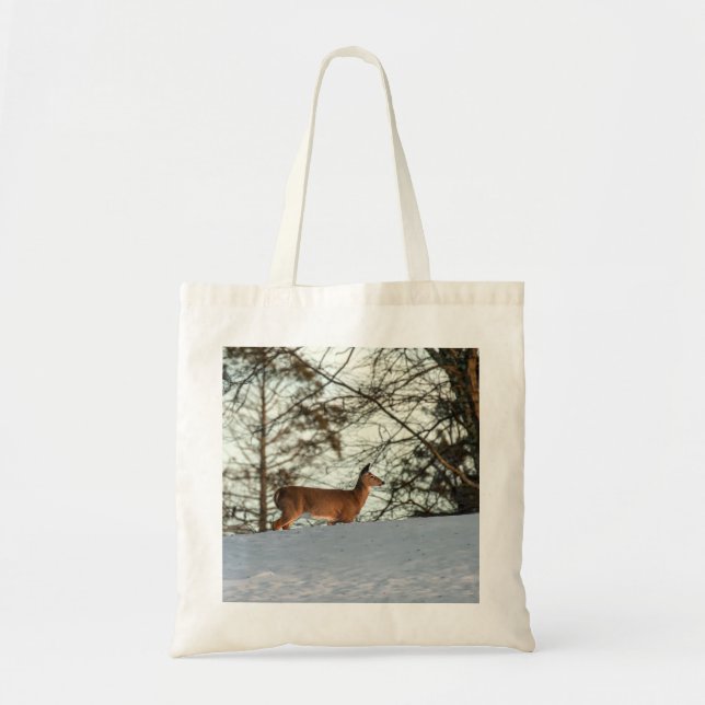 White Tailed Deer Tote Bag (Front)
